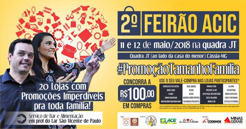Promoção da AC de Cássia para movimentar o comércio