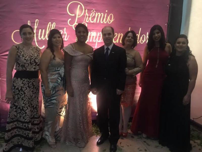 Federaminas na entrega do prêmio Mulher Empreendedora 2018