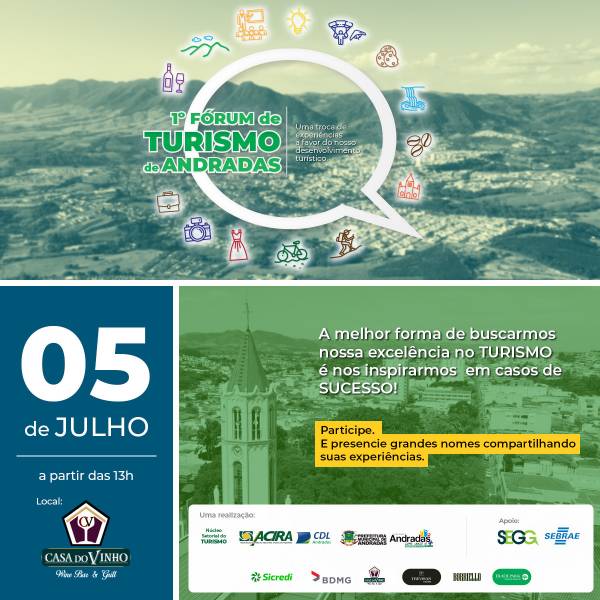 1º Fórum de Turismo de Andradas