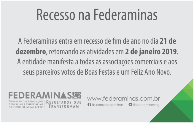 Recesso na Federaminas