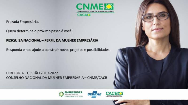 Pesquisa Nacional - Perfil da Mulher Empresária