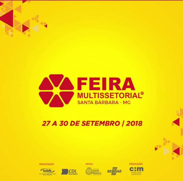 Santa Bárbara realiza a 21ª Feira Multissetorial