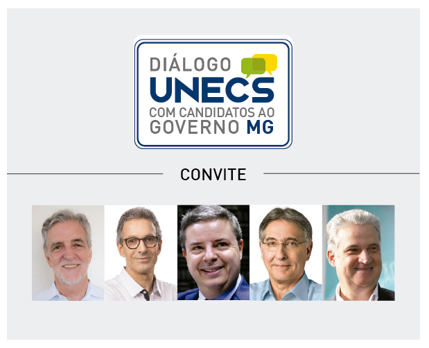 Unecs realiza nesta sexta diálogo com candidatos ao governo de Minas Gerais