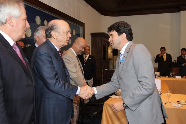 Presidente Wander Luis em encontro da CACB com o governador José Serra