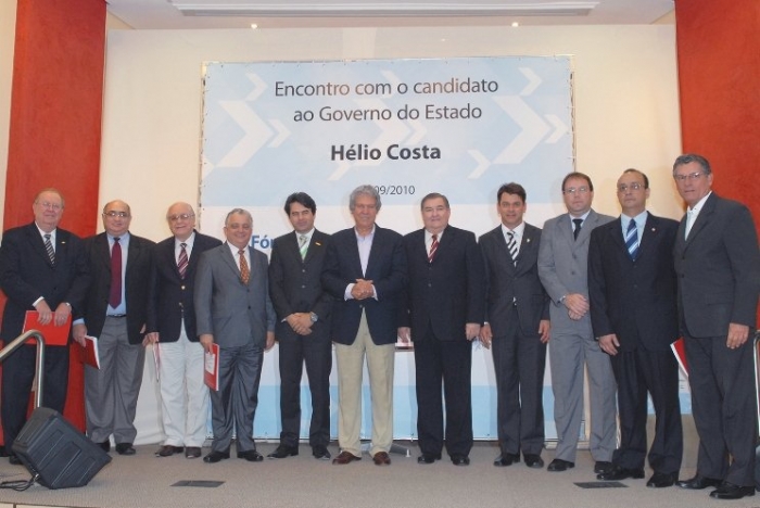 Hélio Costa recebe sugestão da Federaminas para criação de secretaria estadual da MPE