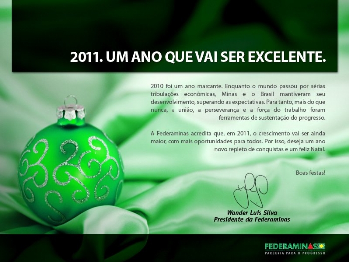 Mensagem de Boas Festas