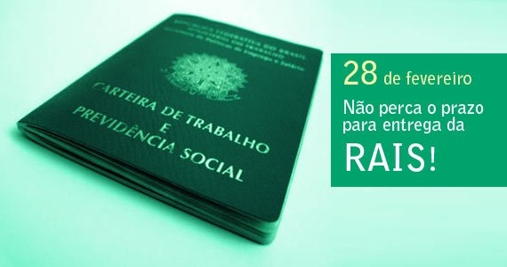 Entrega da Rais até 28 de fevereiro