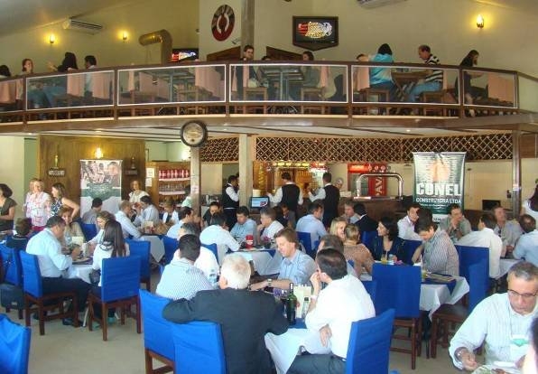 Almoço concorrido na federada de Uberlândia