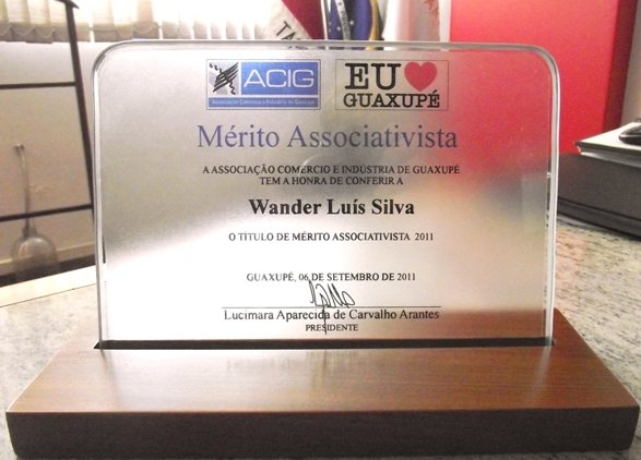 Federada de Guaxupé homenageia o presidente Wander Luis