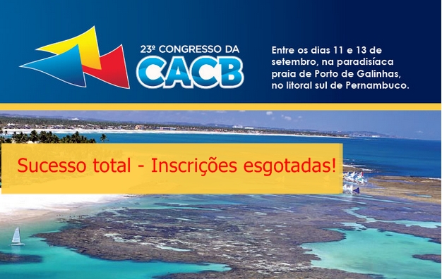 Congresso da CACB será em Porto de Galinhas