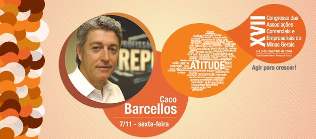 Jornalista Caco Barcellos faz palestra no XVII Congresso das ACEs mineiras