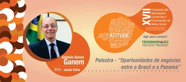 Embaixador no Panamá faz palestra no XVII Congresso das ACEs de Minas