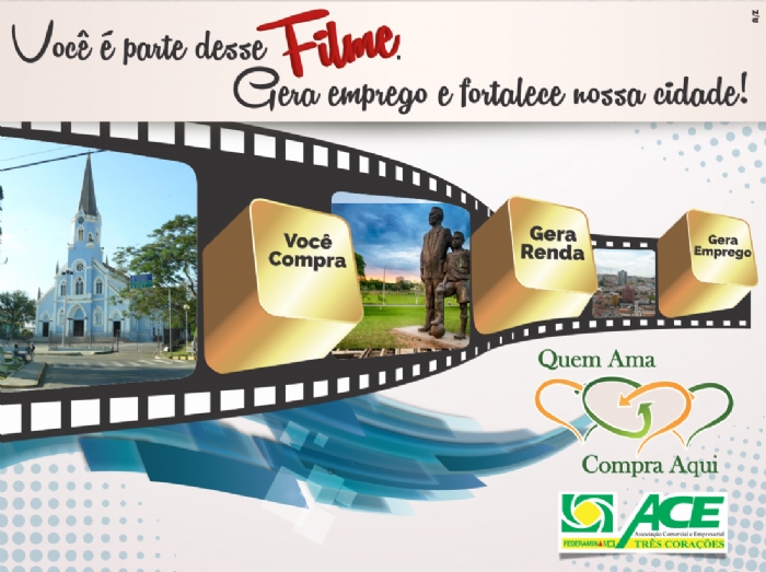 Associação Comercial de Três Corações lança campanha de valorização do comércio