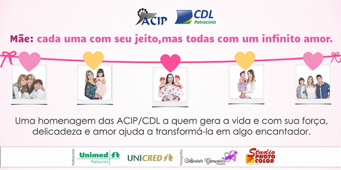 Associação Comercial de Patrocínio realizará neste sábado sorteio do Dia das Mães
