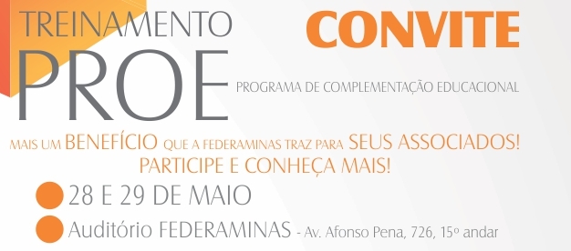 PROE – Treinamento na Federaminas