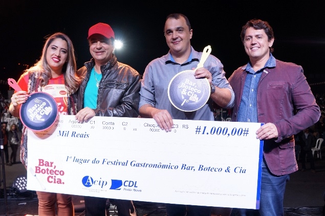 ACIP divulga o vencedor do Festival Gastronômico e Cultural Bar, Boteco & Cia 2016