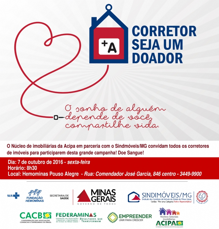 Campanha do núcleo de Corretores da ACIPA