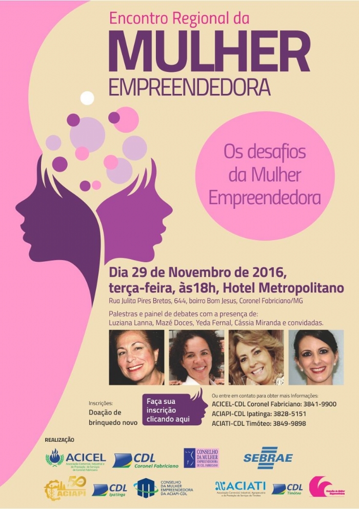 Encontro Regional da Mulher Empreendedora do Vale do Aço