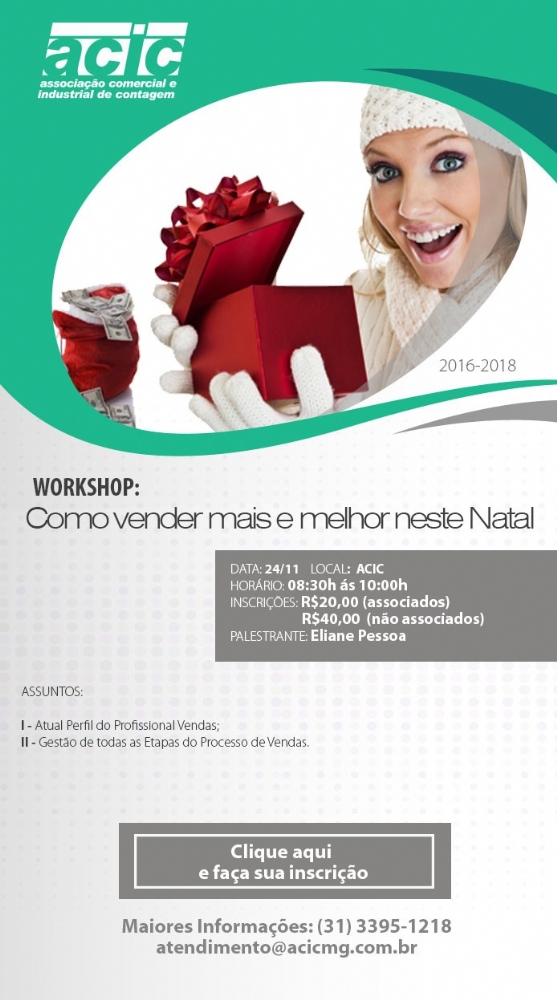 Workshop de Natal na ACIC